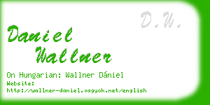 daniel wallner business card